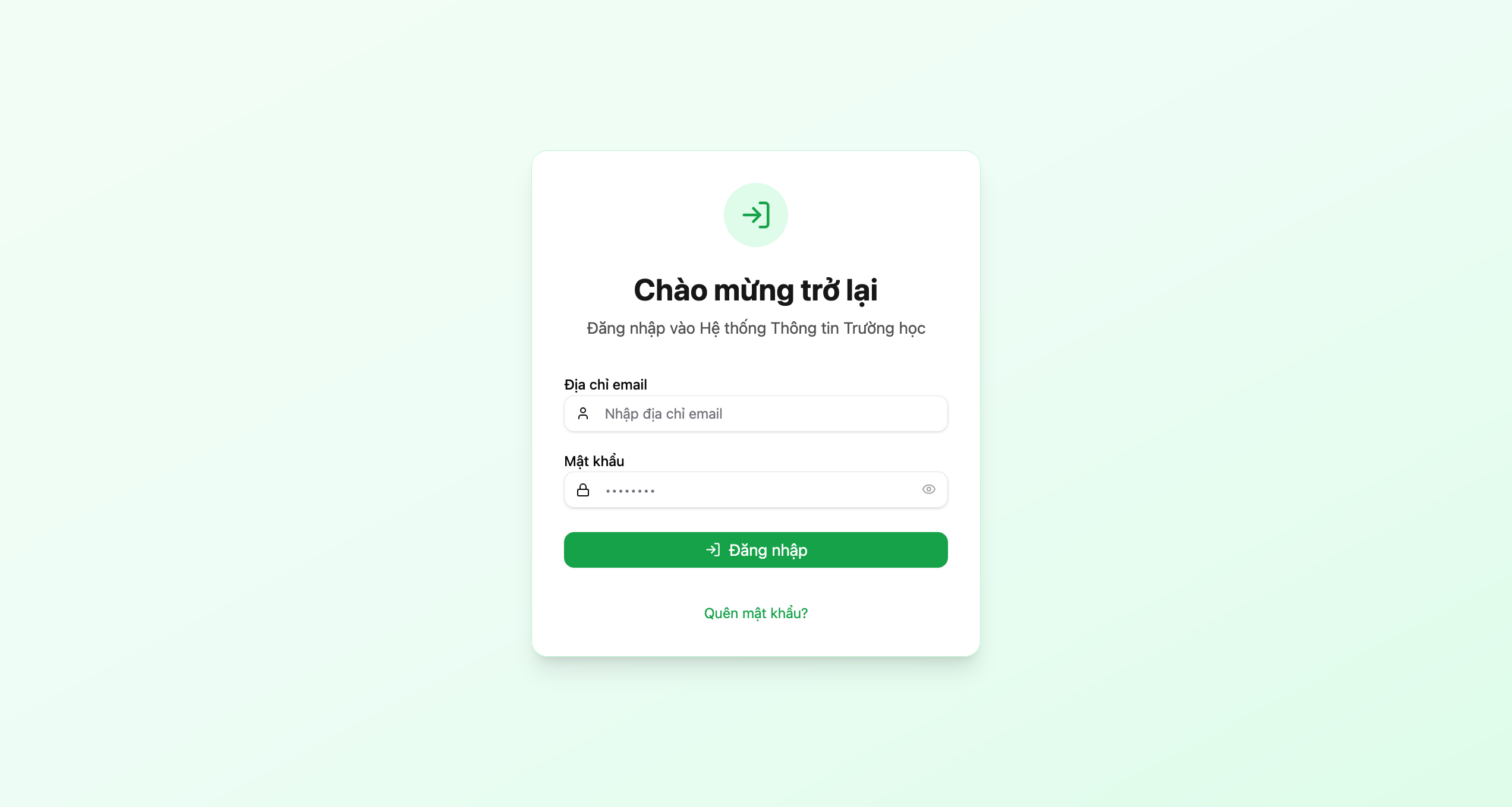 Đăng nhập SIS